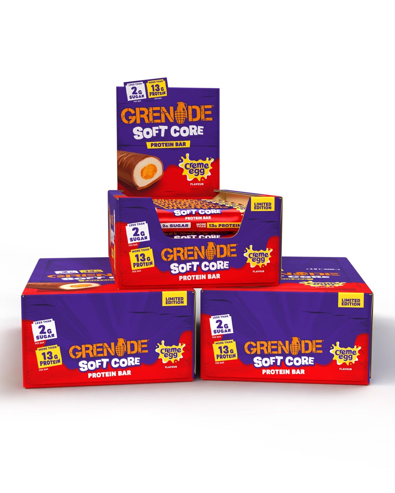3 for £54 | Soft Core Creme Egg Flavour Protein Bar Bundle
