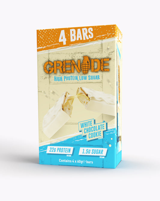 White Chocolate Cookie Protein Bar (4-Pack) - BBE May