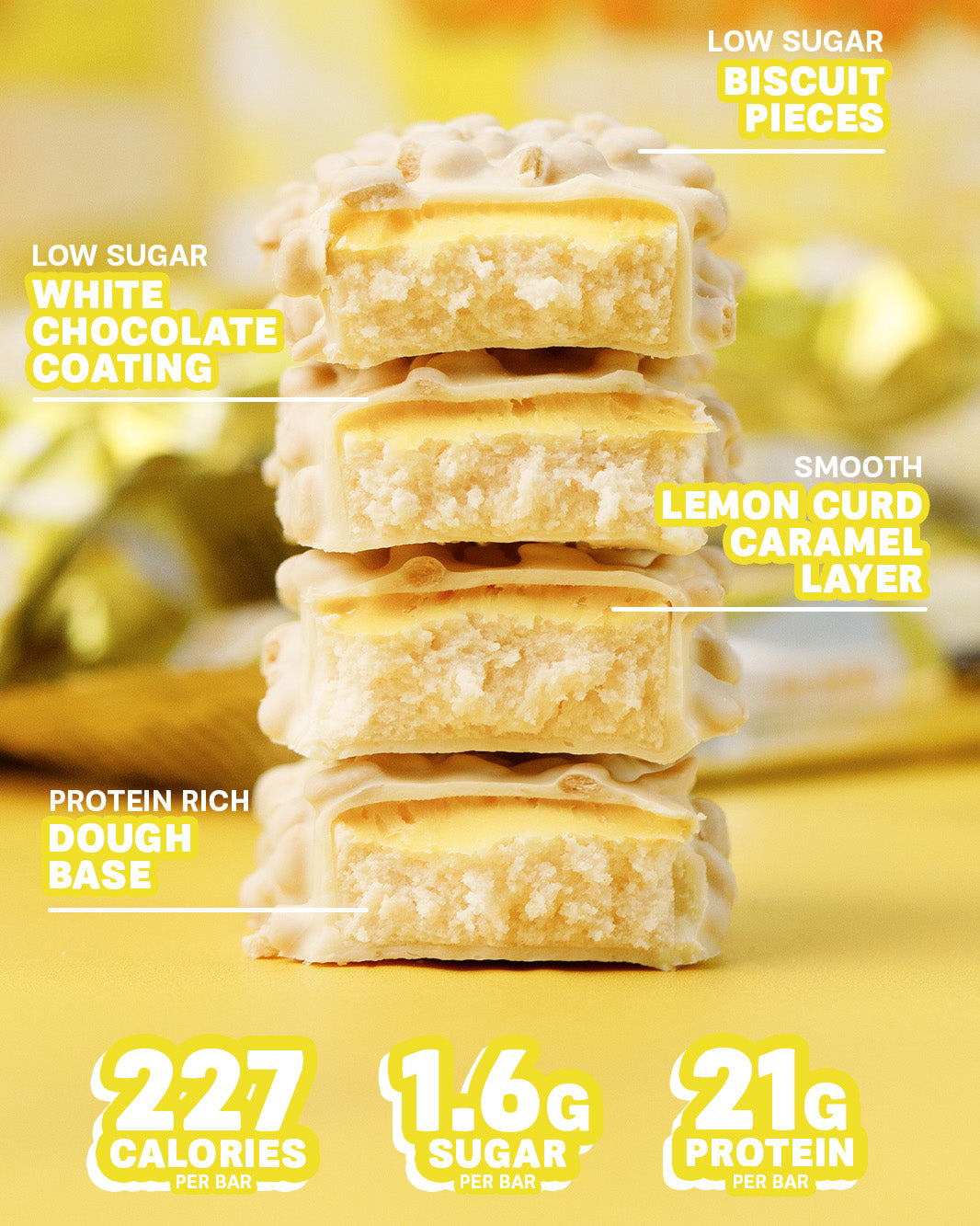 Lemon Cheesecake Protein Bar