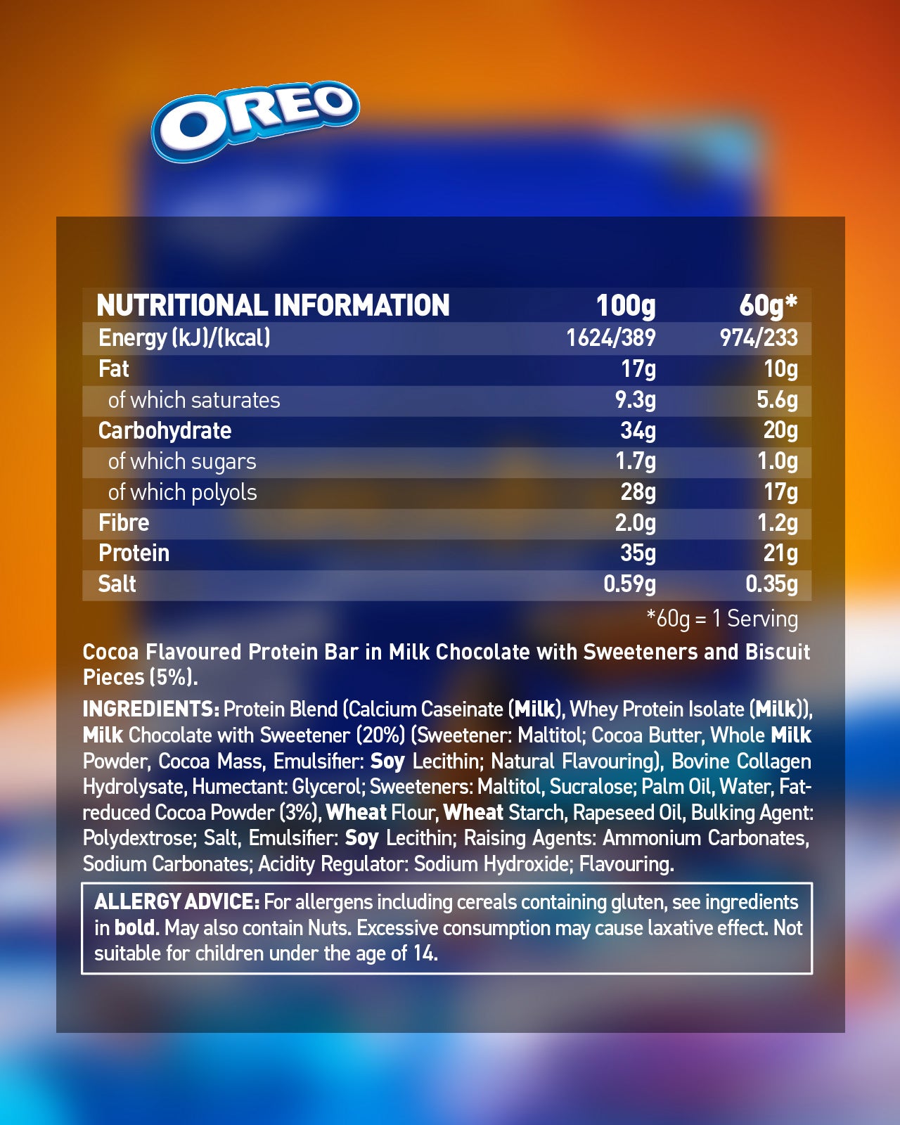 OREO Protein Bar