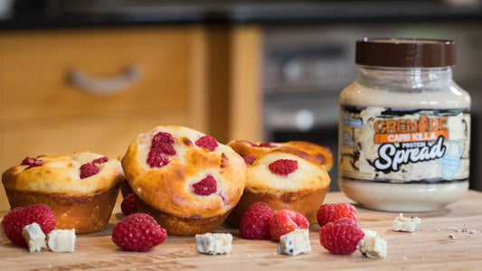 Grenade® White Chocolate Raspberry Muffins
