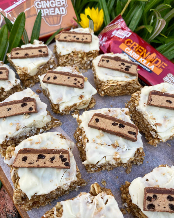 Gingerbread Oat Squares