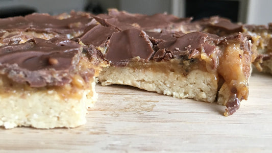 Protein Caramel Shortbread