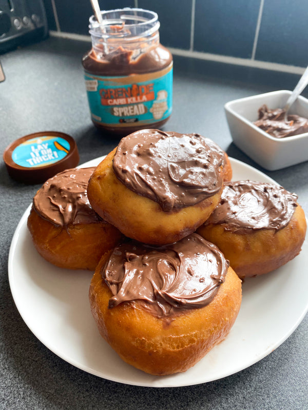 Chocolate Chip Salted Caramel Donuts