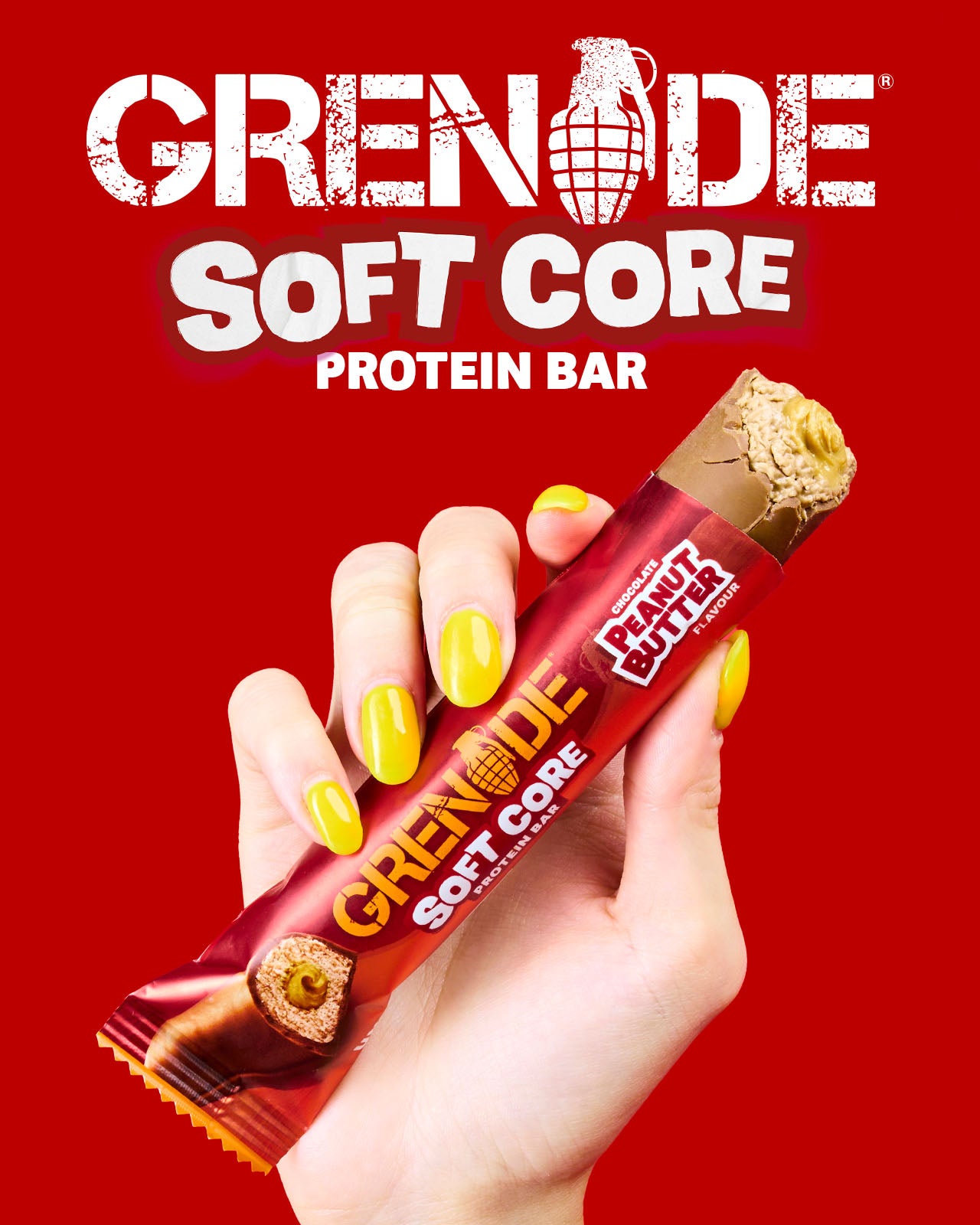 Soft Core Chocolate Peanut Butter Protein Bar