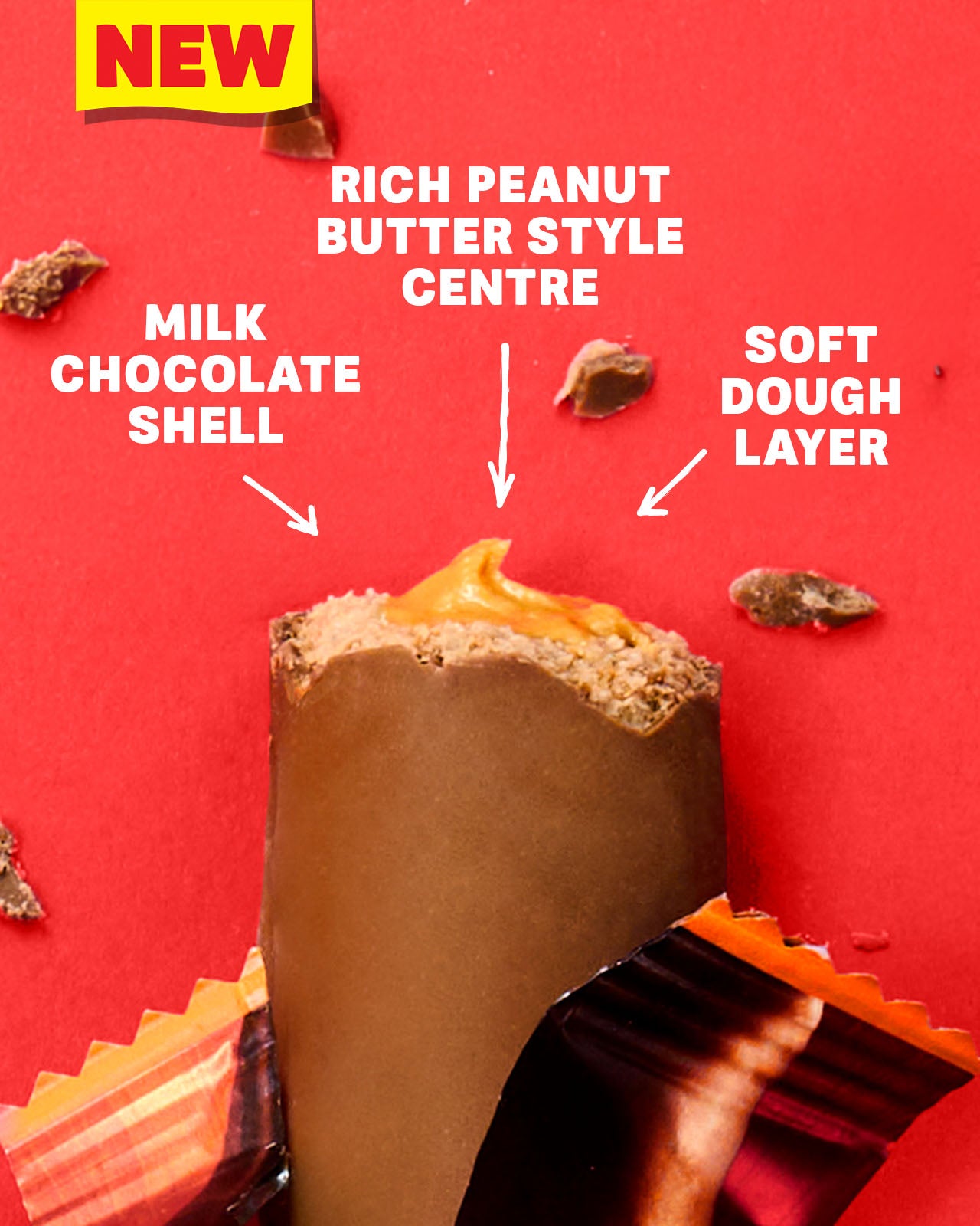 Soft Core Chocolate Peanut Butter Protein Bar