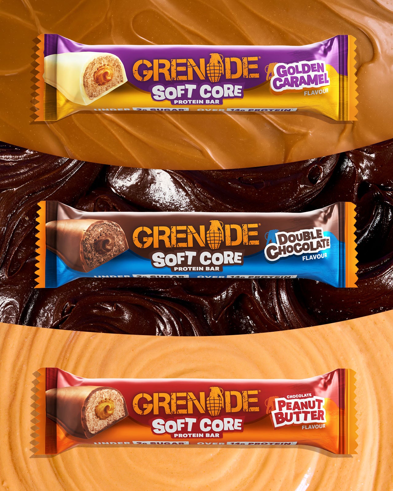 Soft Core Chocolate Peanut Butter Protein Bar