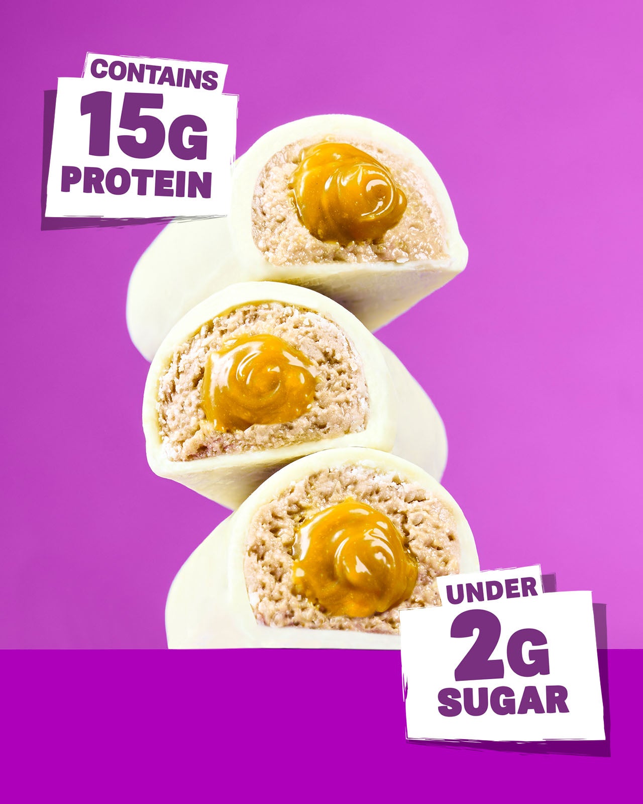 Soft Core Golden Caramel Protein Bar