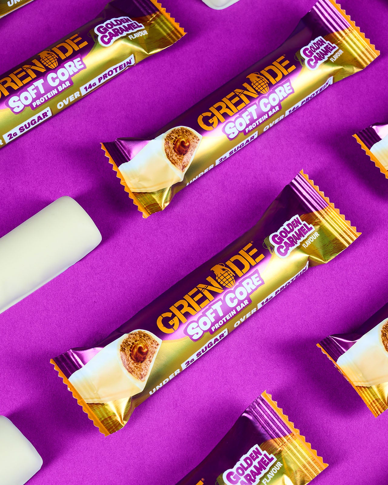 Soft Core Golden Caramel Protein Bar