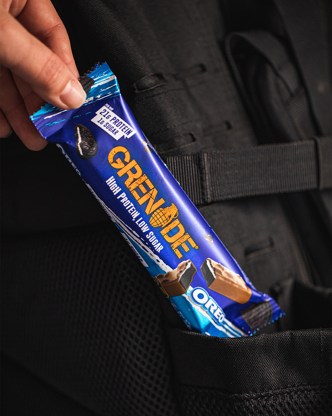 On The Go Oreo Protein Bar