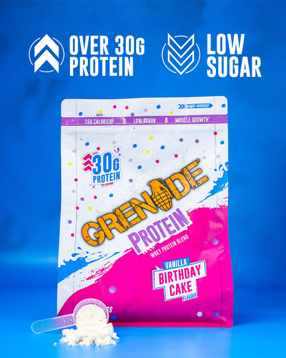 Birthday Cake Protein Powder - 2kg (50 Servings)