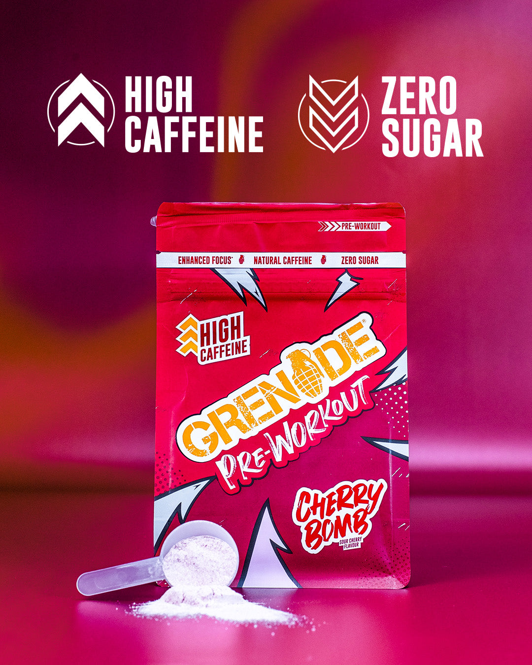 Cherry Bomb Pre Workout 330g (20 Servings)