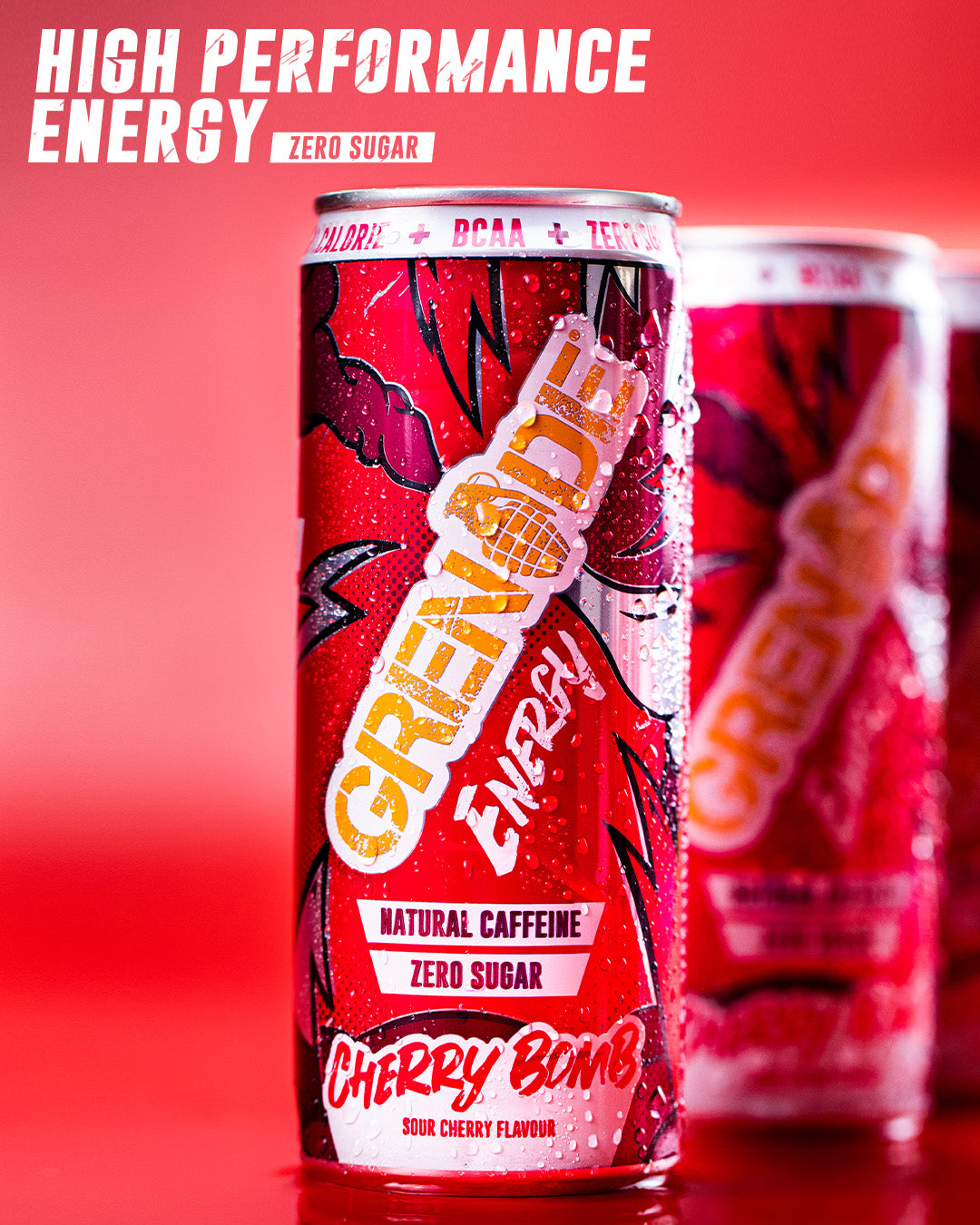 High Performing Cherry Energy Drink