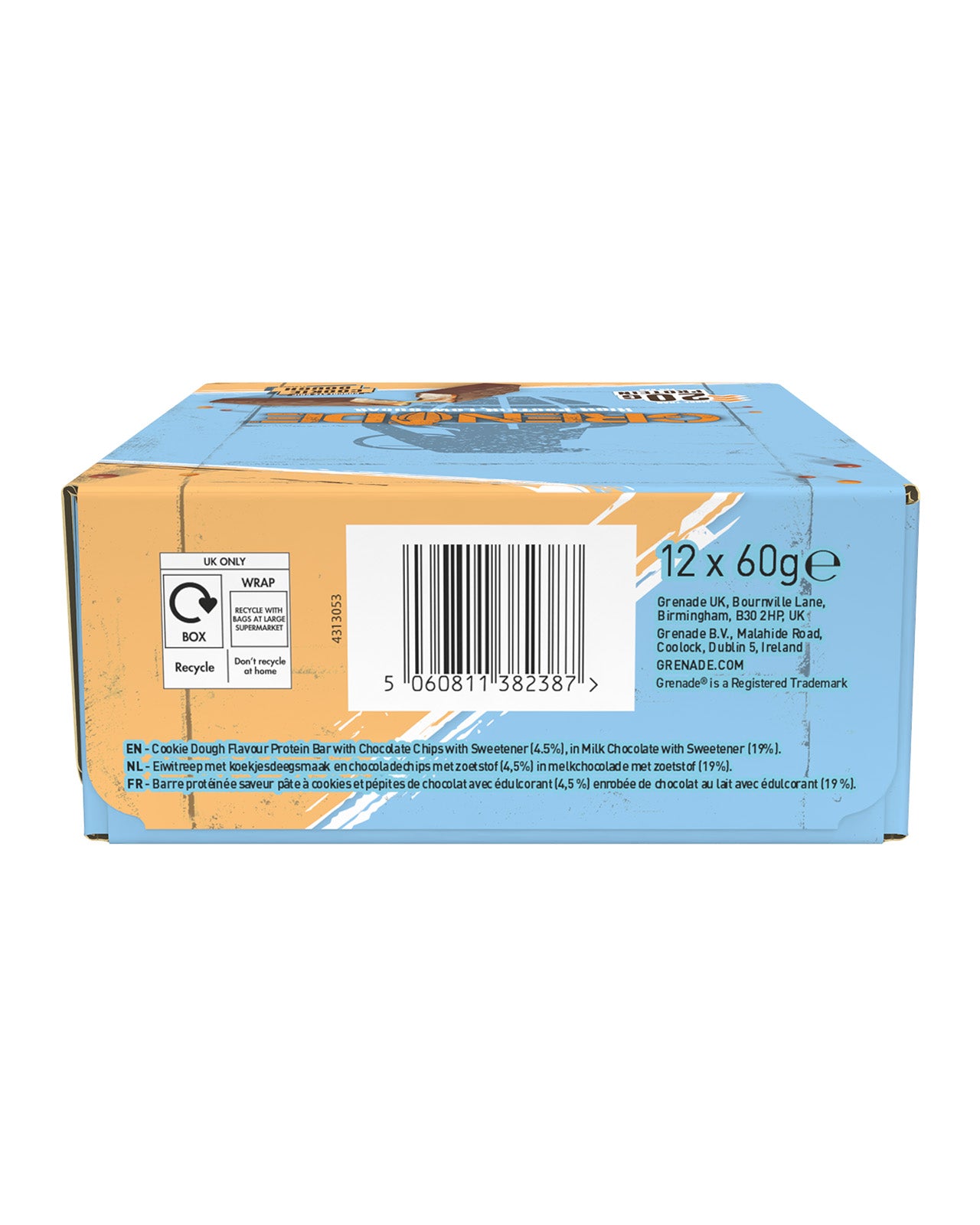 Chocolate Chip Cookie Dough Protein Bar