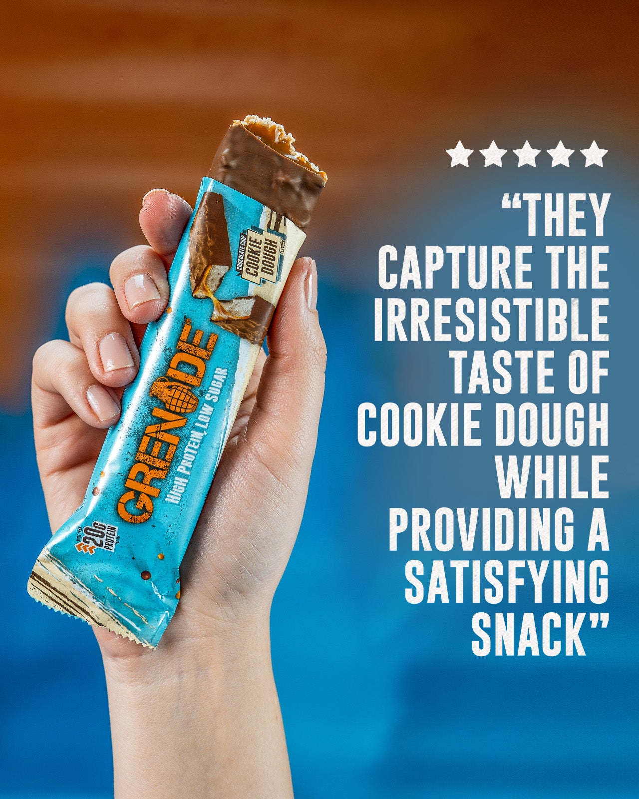 Chocolate Chip Cookie Dough Protein Bar