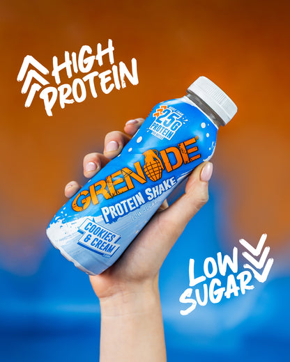 Cookie and Cream Protein Shake (8 Pack) 330ml