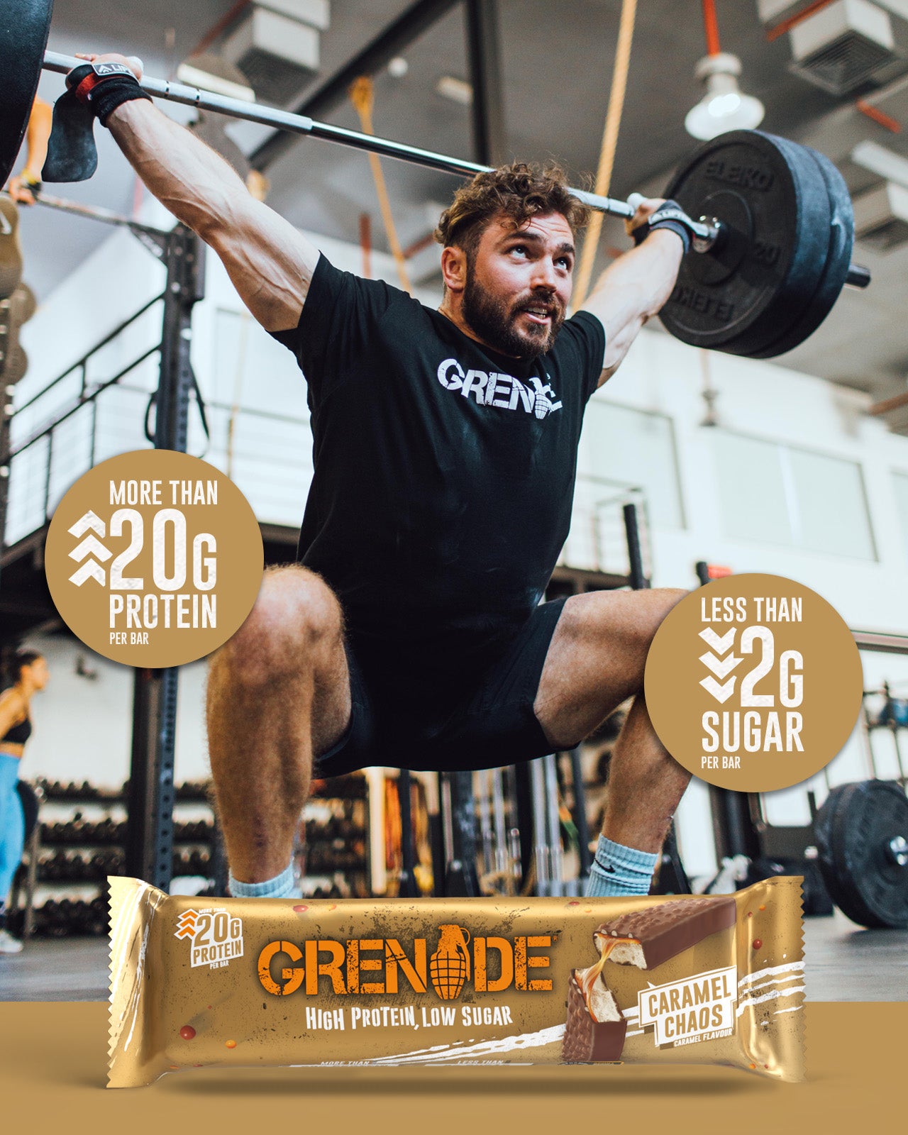 Caramel Chaos Protein Bar