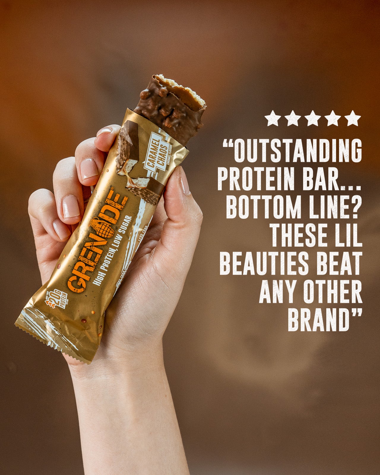 Caramel Chaos Protein Bar