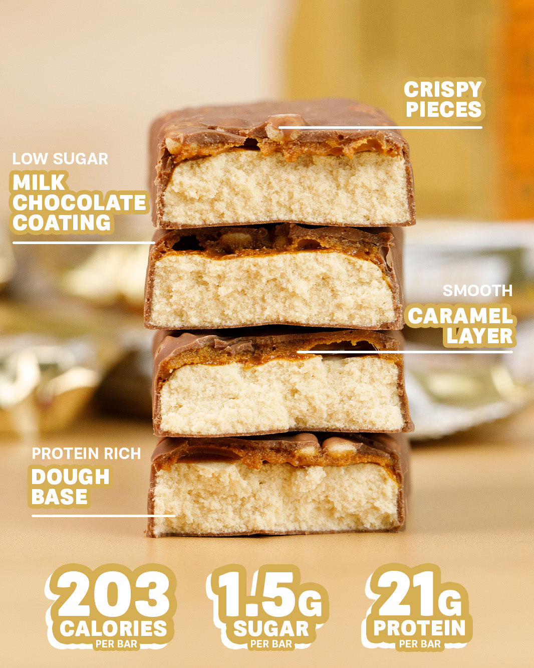 Caramel Chaos Protein Bar