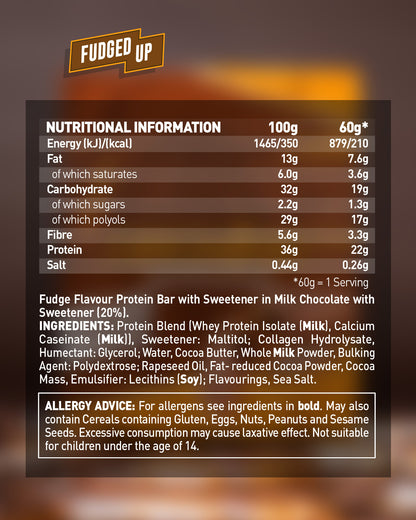 Fudged Up Protein Bar
