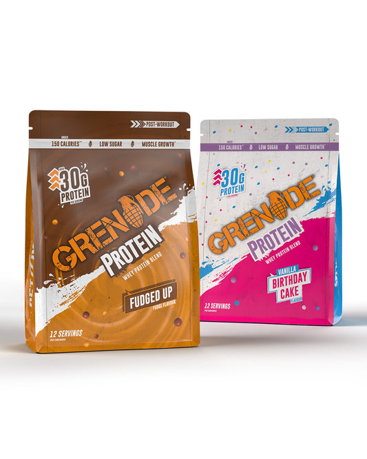 The Flavour Finder Protein Powder Bundle (Fudged Up x Birthday Cake)