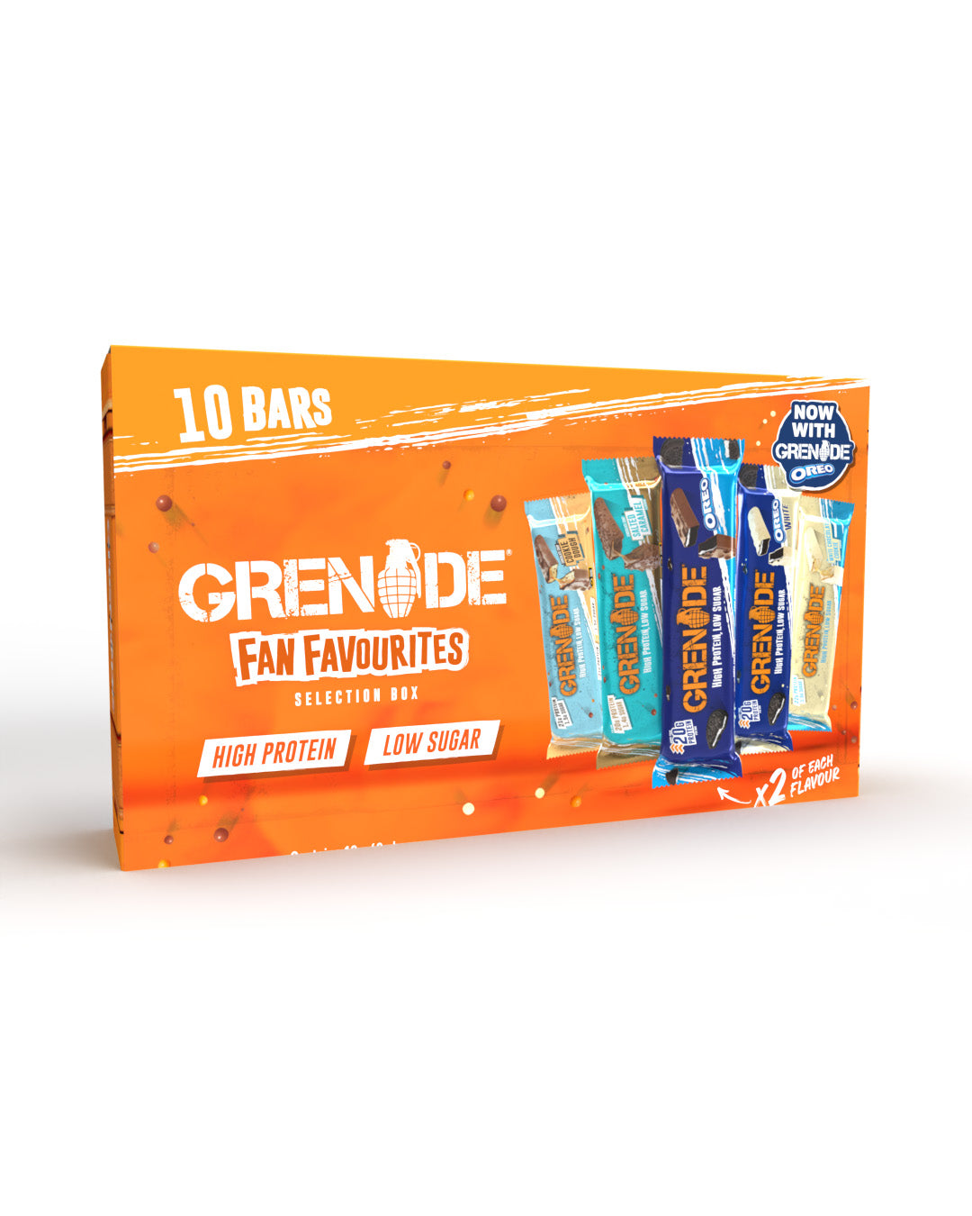 Fan Favourites Protein Bar Selection Box - BBE April