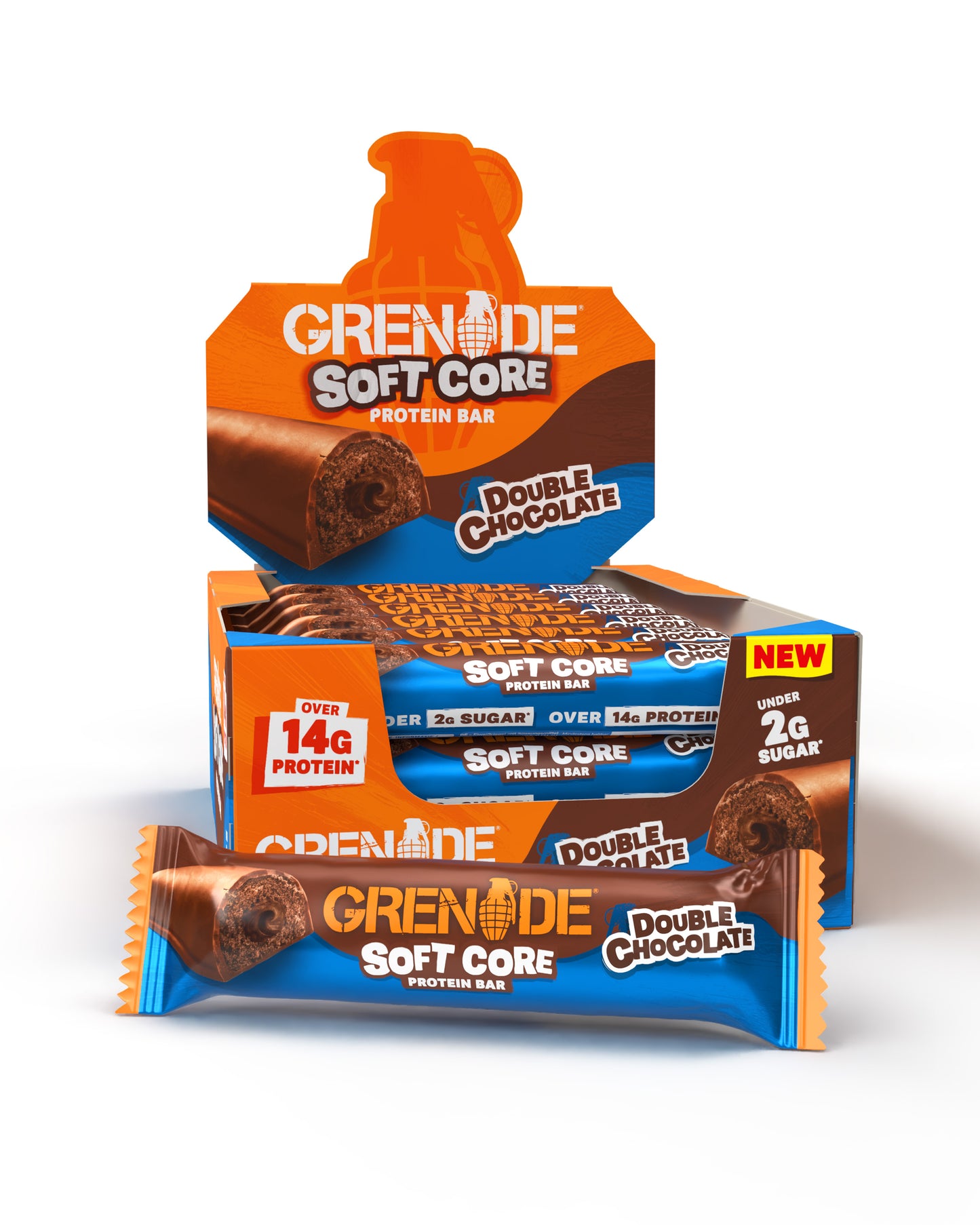 Soft Core Double Chocolate Protein Bar