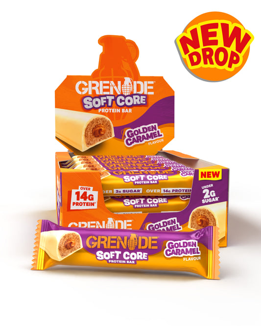 Soft Core Golden Caramel Protein Bar