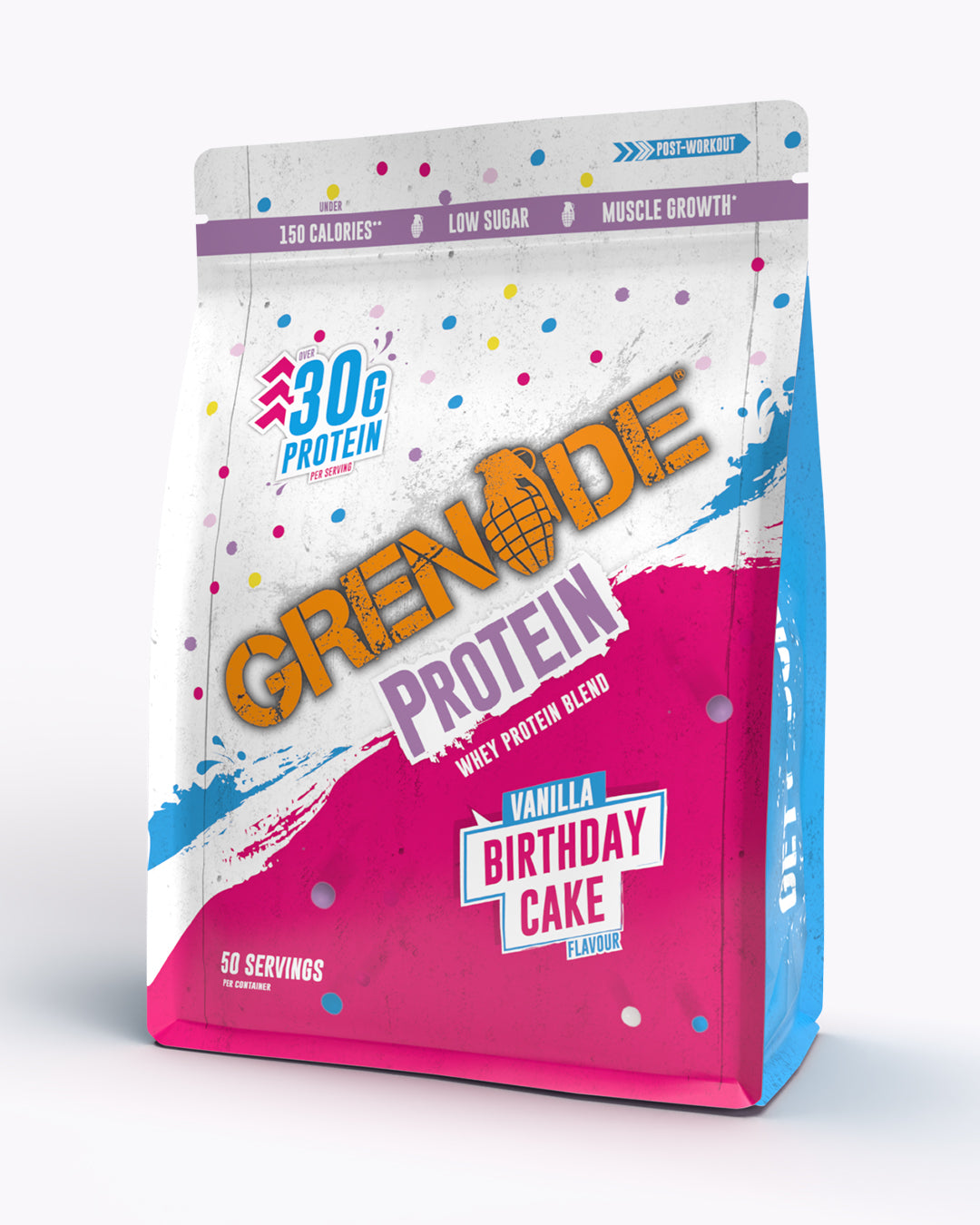 Birthday Cake Protein Powder - 2kg (50 Servings) – Grenade UK