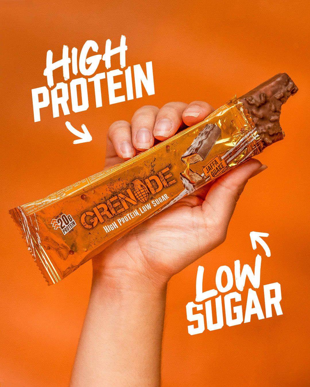 Jaffa Quake Protein Bar - BBE August