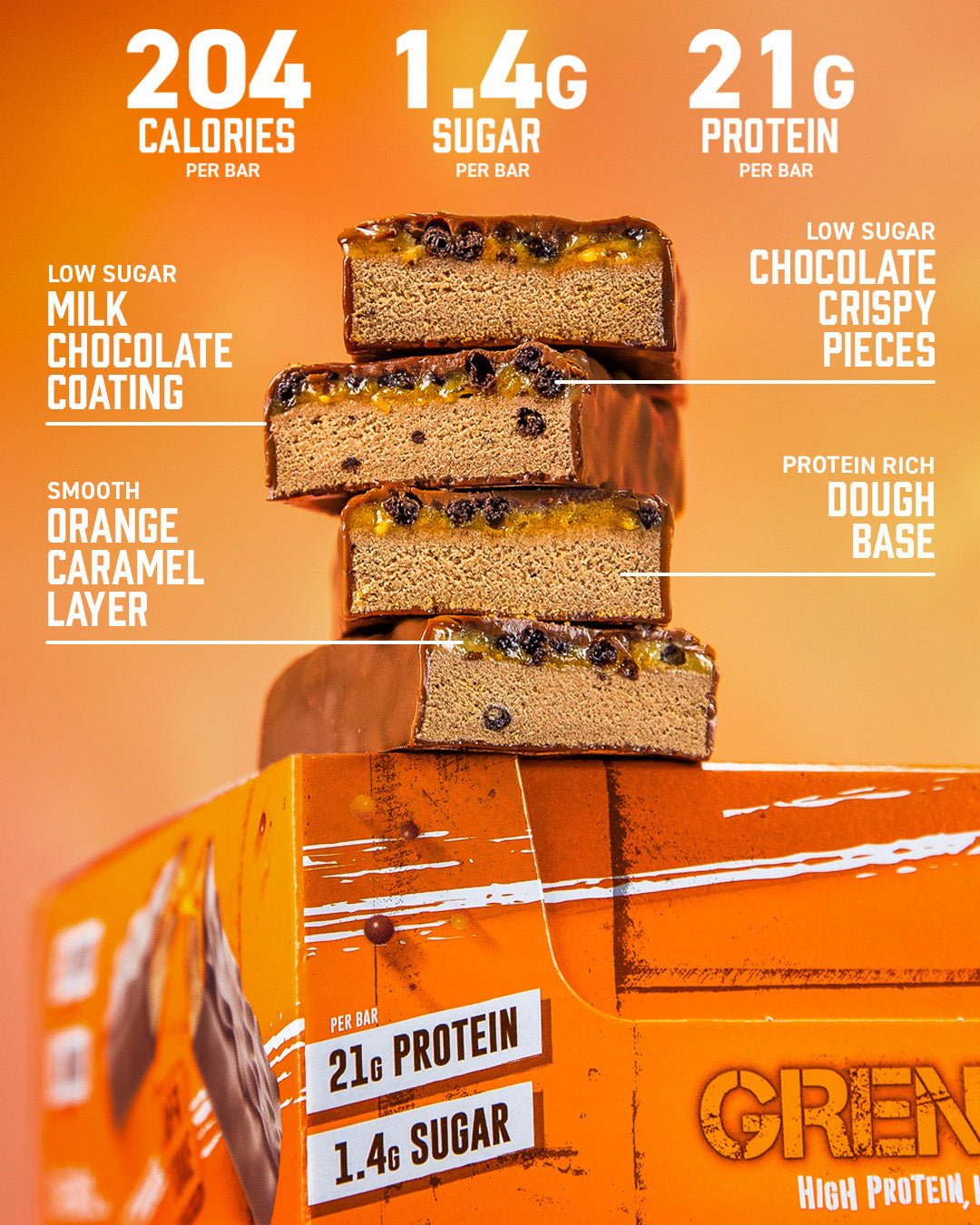 Jaffa Quake Protein Bar - BBE August
