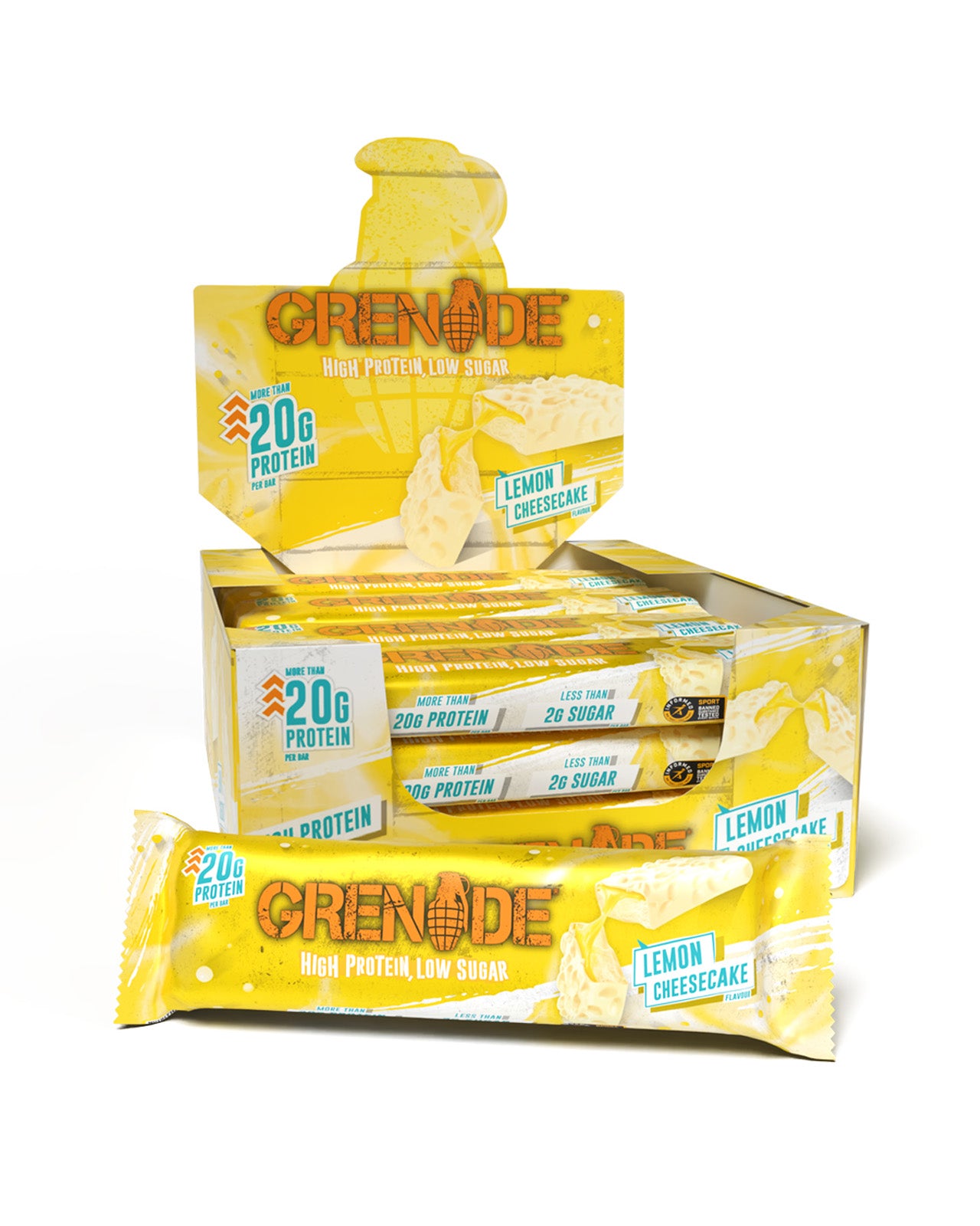 Lemon Cheesecake Protein Bar