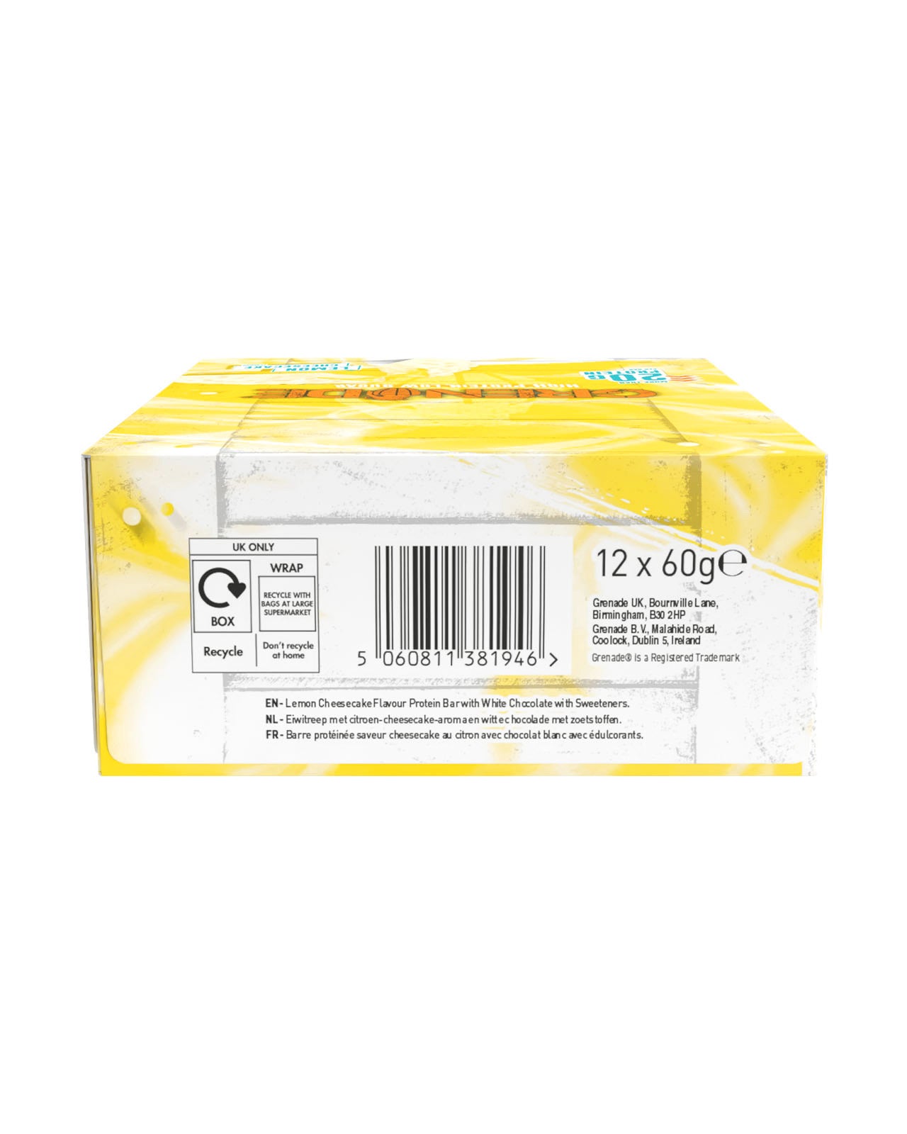 Lemon Cheesecake Protein Bar