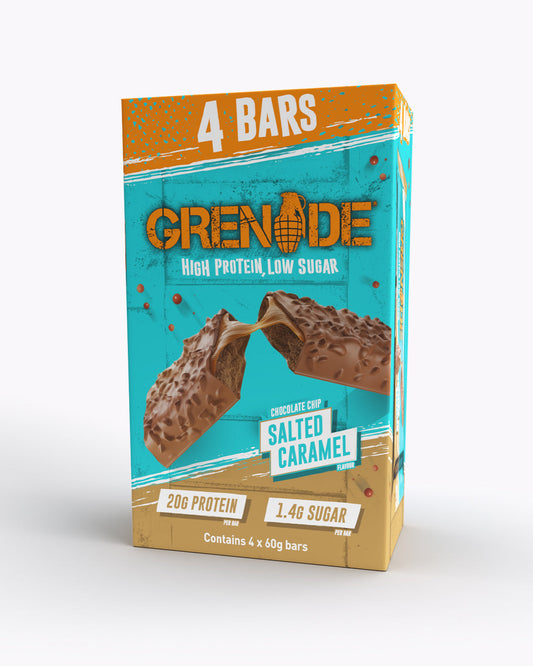 Chocolate Chip Salted Caramel Protein Bar 4 Pack - Secret Upgrade