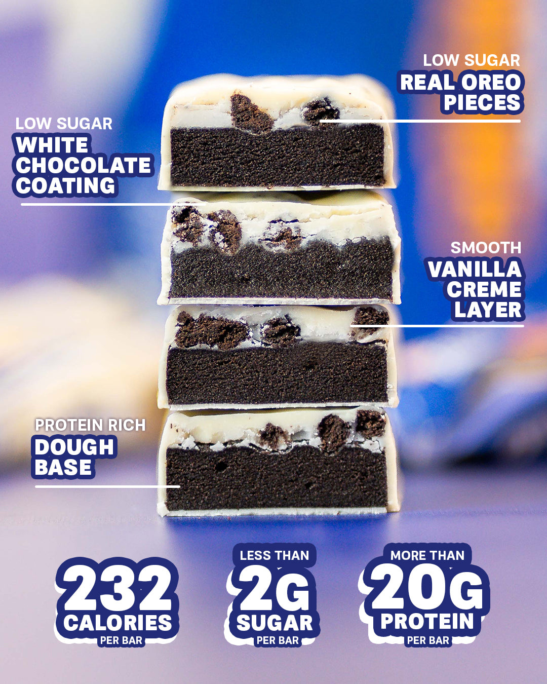 OREO White Protein Bar