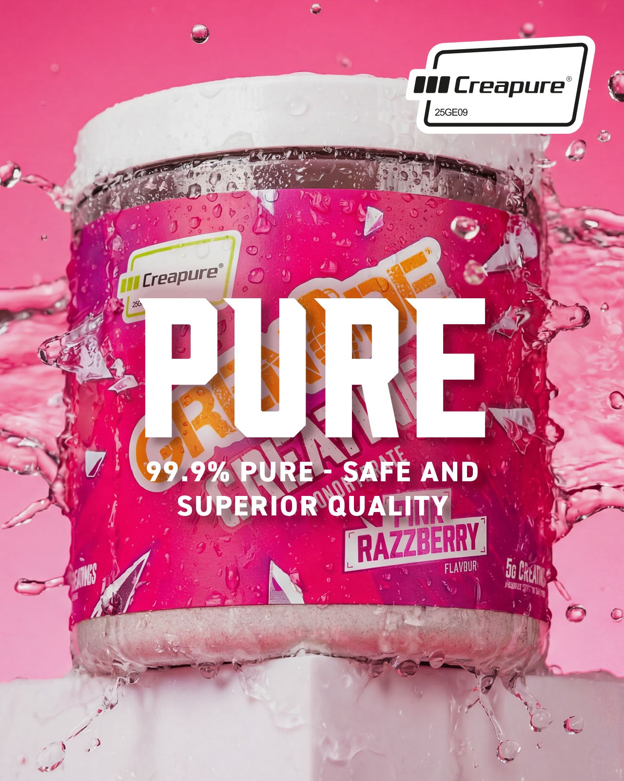 Creatine Monohydrate - Pink Razzberry