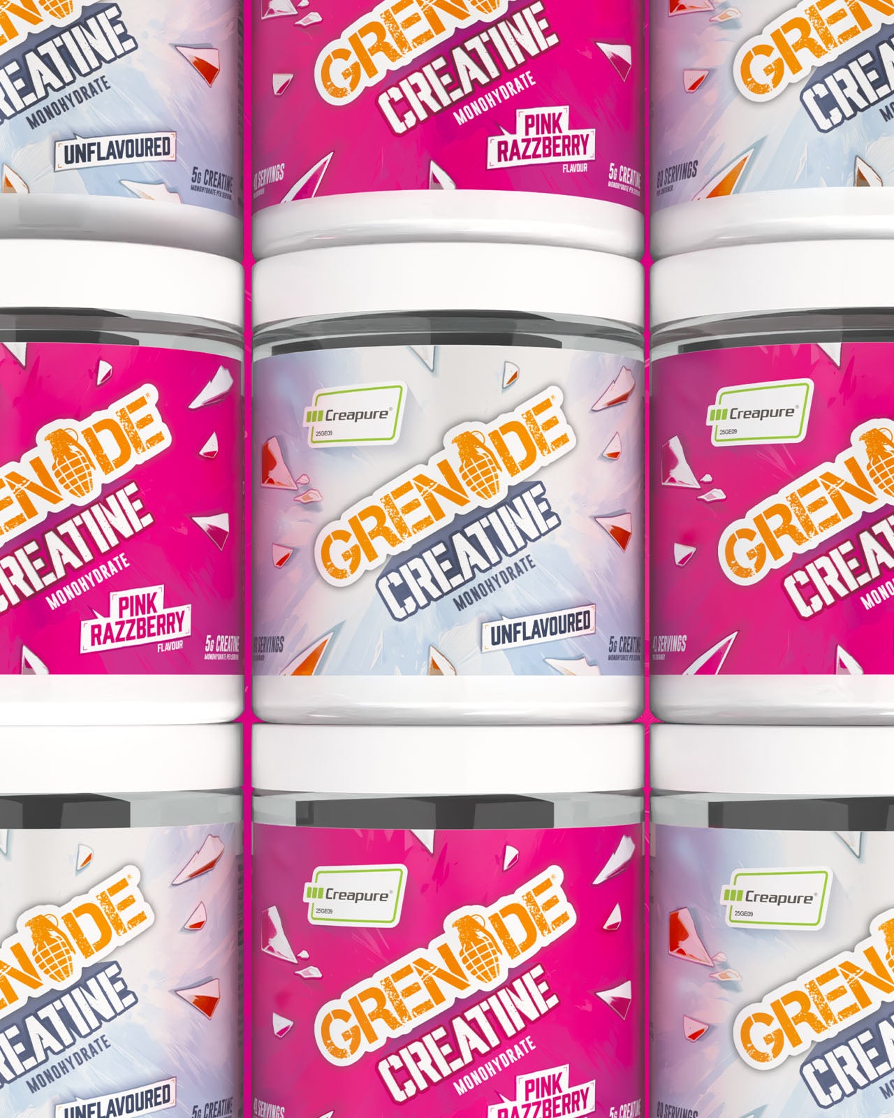 Creatine Monohydrate - Pink Razzberry