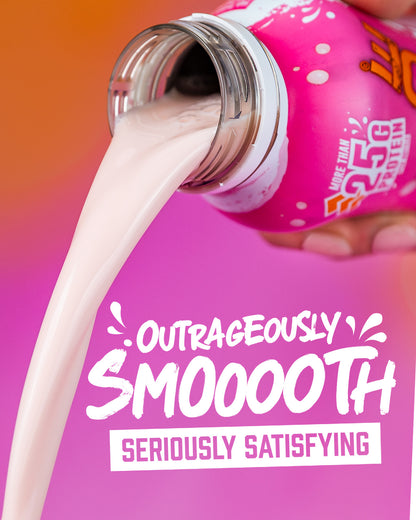 Strawberries and Cream Protein Shake (8 Pack) 330ml