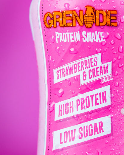 Strawberries and Cream Protein Shake (8 Pack) 330ml