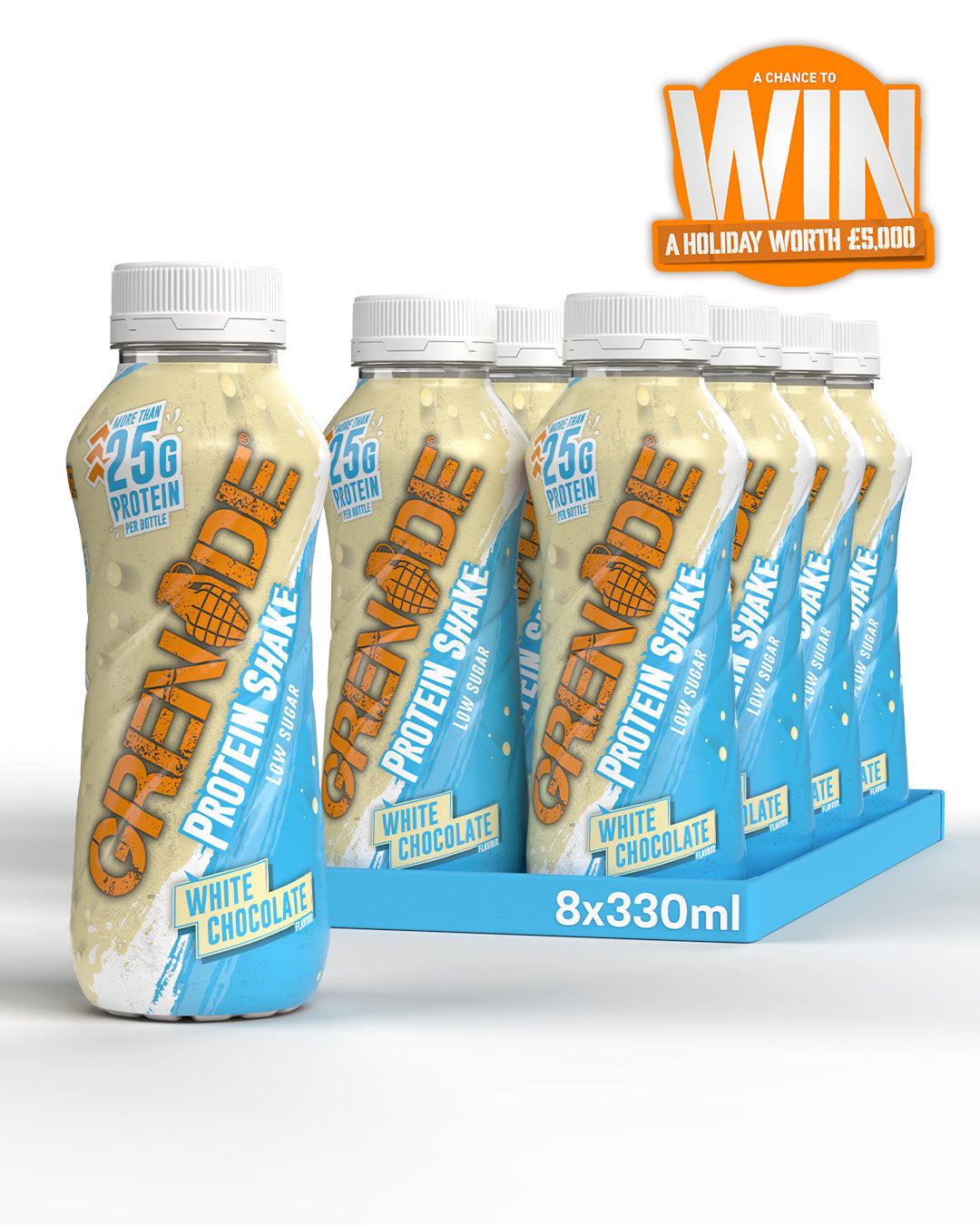 White Chocolate Protein Shake (8 Pack) 330ml