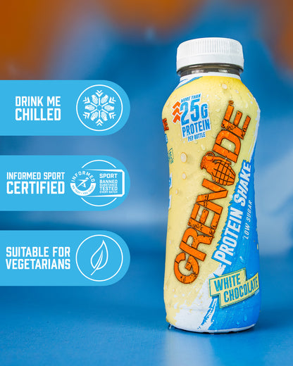 White Chocolate Protein Shake (8 Pack) 330ml