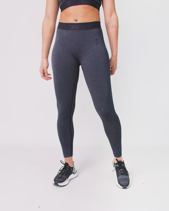 Grenade Womens Stealth Leggings Charcoal Video