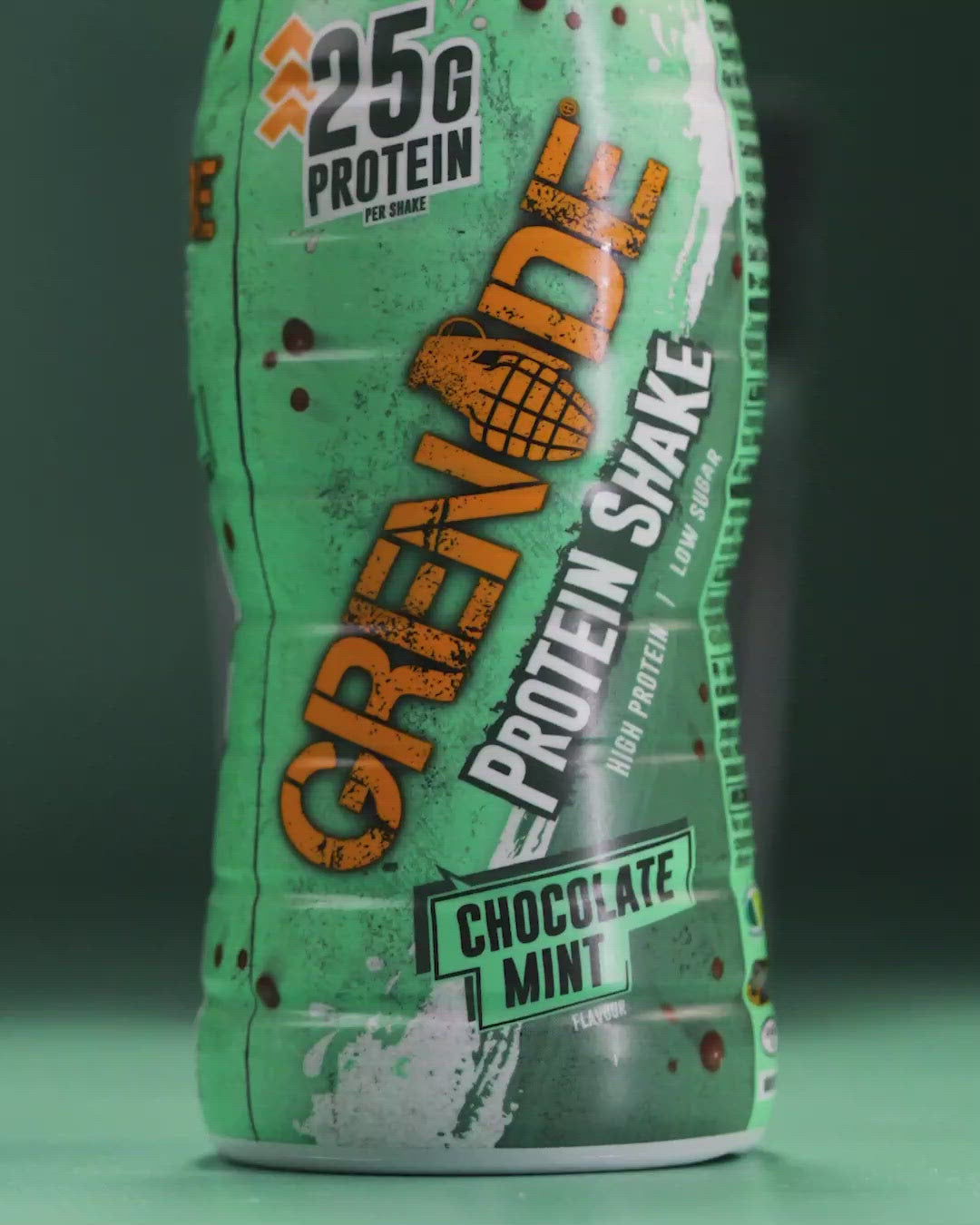 Video of Grenade Mint Protein Shake being poured