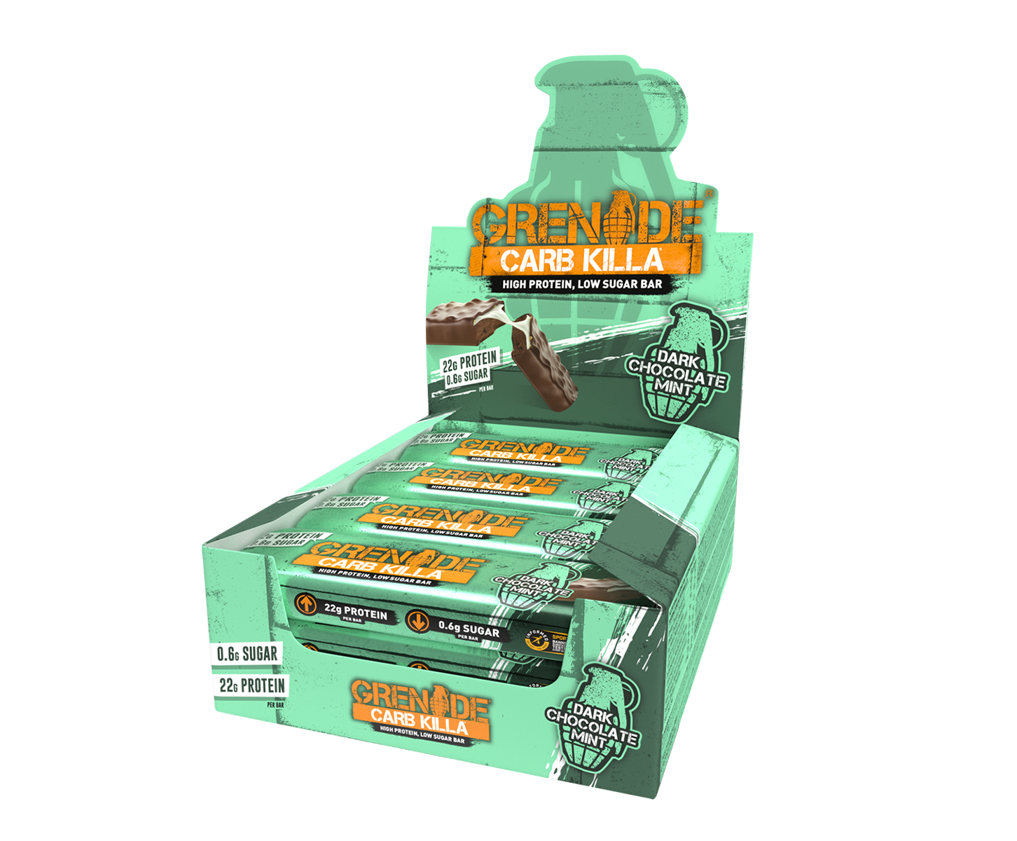 Carb Killa Protein Bar Low Sugar Grenade UK