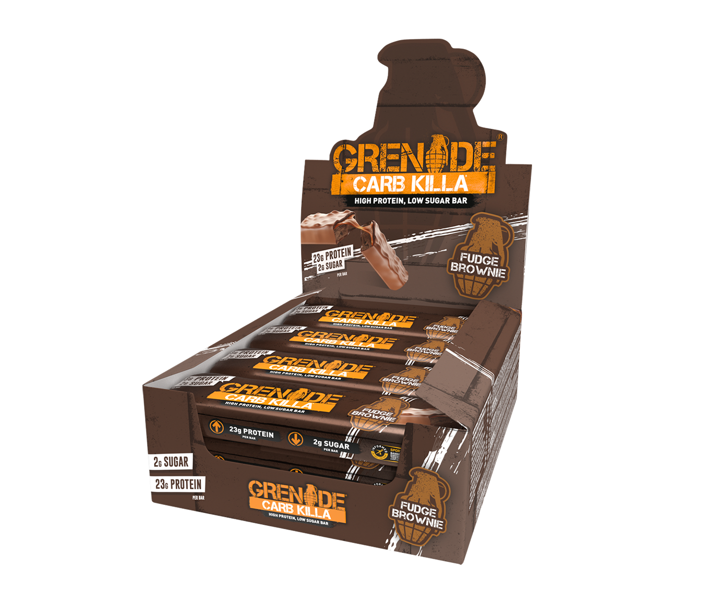 Carb Killa Protein Bar Low Sugar Grenade UK