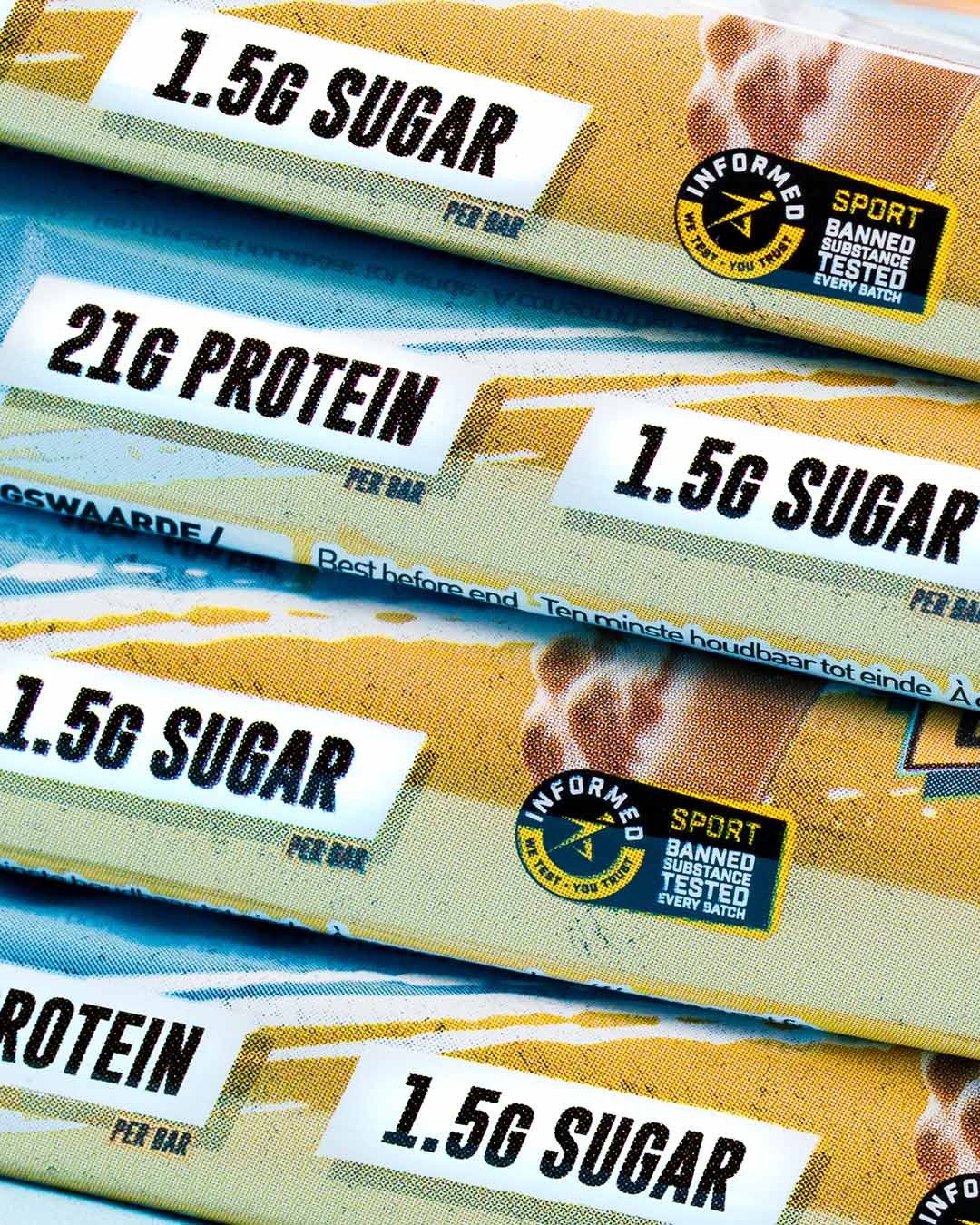 Cookie Dough Protein Bar Sugars and Protein 