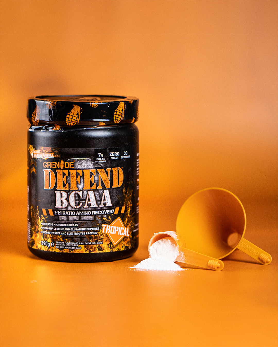 Grenade Tropical defend BCAA 30 Servings 390g with Scoop