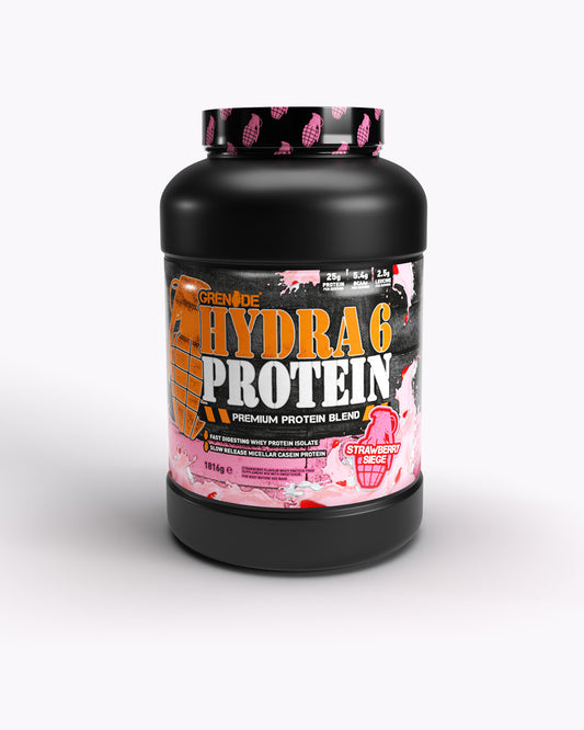 Grenade Hydra 6 Protein Powder - Strawberry Siege 1816g Tub