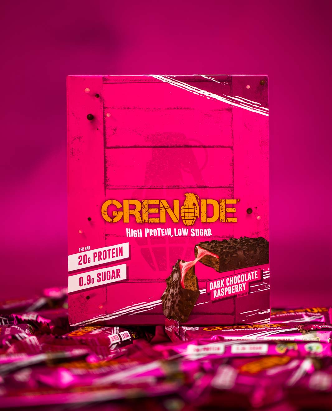 Dark Chocolate Raspberry Protein Bar - Subscribe & Save Exclusive