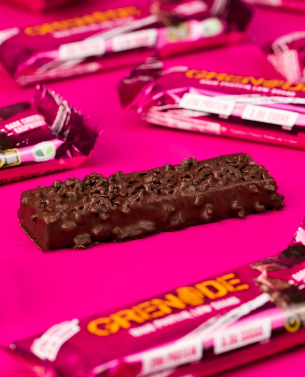 Exposed Raspberry Protein Bar